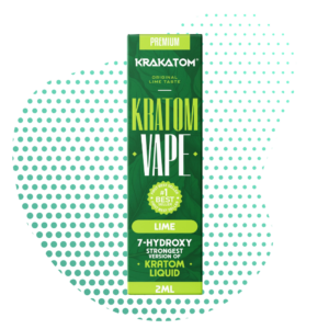Krakatom 7-Hydroxy Kratom Vape Lime