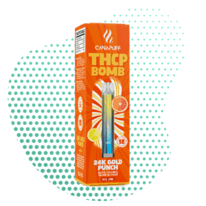 THCp Bomb Vape 24K Gold Punch 2ml