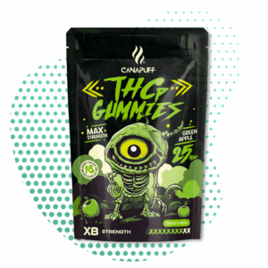 THCp Gummies Green Apple