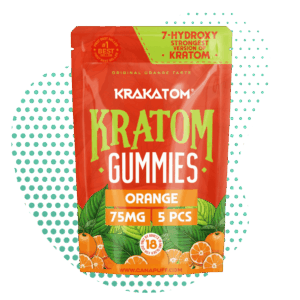7-Hydroxy Kratom Gummies Orange