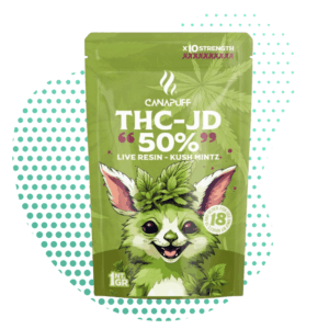 thcjd_canapuff_flowers_live_resin_mintz_kush.png THC-JD Flowers Kush Mintz 50%